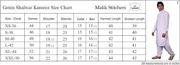 size chart malik stitchers