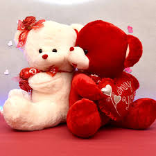 In this category, you will find awesome teddy bears images and animated teddy bears gifs! Romantic Teddy Couple Red And Cream Large Gift Send Toys And Games Gifts Online L11110004 Igp Com