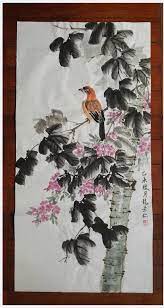 traditional chinese painting bird flower tree ink watercolor painting study decoration living room https ww painting chinese painting floral painting