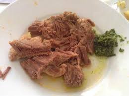 1 carota sbucciata e intera; Bollito Di Manzo Con Salsa Verde Picture Of Da Augusto Rome Tripadvisor