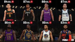 Giannis antetokounmpo is the fifth player to record at least 100 points and 40 rebounds through the first three games of an nba finals: Nba 2k Auf Twitter 2kratings Update Are These Young Guns The Future Plus Some Nba Vets Went Down Agree Or Nah