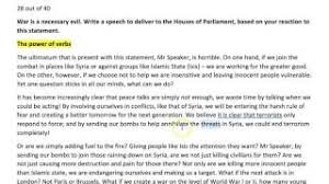 An example of the type of question you might be asked in the exam and how best to approach it. Writing To Persuade Aqa Paper 2 Question 5 A Student S 28 40 Answer Youtube