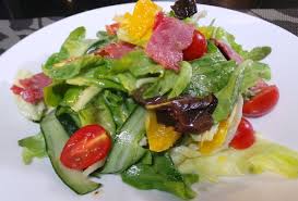 Resep salad sayur praktis sederhana bahan bahan cara membuat kerjanya. Resep Salad Salad Jeruk Daging Asap