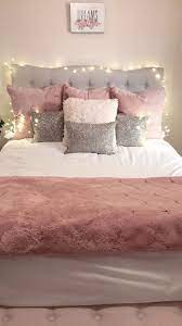 Silver Rose Girl Bedroom Decor Pink Bedrooms Small Room Bedroom