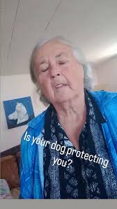 Most people think. thier dog is protecting them when they are barking