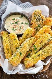 Slightly oil the paper with olive oil or spray oil. Baked Zucchini Fries Jessica Gavin