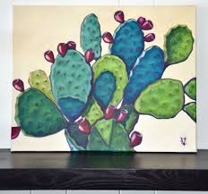 I do it here in the bosque village. Girl With A Surfboard Cactus Painting Cactus Art Cactus Drawing