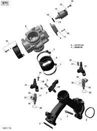 Pecas De Reposicao Air Intake Manifold And Throttle Body 570 Efi Para Brp 3 Outlander 570 Efi A Partir De 2018 Partsrepublik