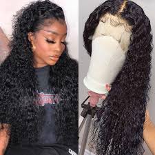 This is an invisible part sew in style, no glue, no leave out sew in weave tutorial for beginners with curly hair weave with invisible part sew in braid pattern shown and explained thoroughly. 9a Brazilian Curly Hair Invisible Lace Frontal Wigs 13x6 13x4 Human Hair Wig With Baby Hair