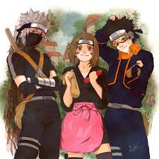 Discover (and save!) your own pins on pinterest Hatake Kakashi Uchiha Obito And Nohara Rin Naruto And 1 More Drawn By Luke Uehara Danbooru
