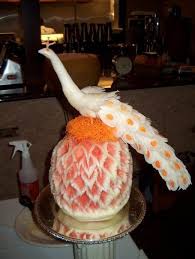 Beautiful Fruit Sculpture Food Sculpture Food Carving Fruit Carving
