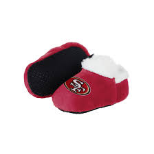 San Francisco 49ers Nfl Logo Baby Bootie Slipper