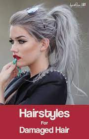Fashion Style Hairstyle Haircut Grey Hair Dye Metallic Hair Color Silver Hair Color
