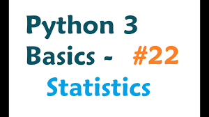 Python 3 Programming Tutorial Statistics Mean Standard Deviation Youtube