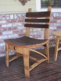 Dining Chair Made From Wine Barrel Staves Etsy Wine Barrel Chairs Oak Barrel Furniture Barrel Furniture
