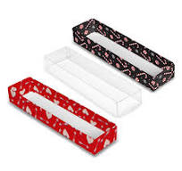 Rectangle Boxes With Acetate Lids