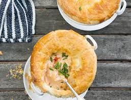 Lobster Pot Pie Recipe Yummly Recipe Lobster Pot Pie Recipe Lobster Recipes Lobster Pot Pies