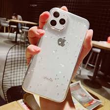 Amazon Com Bling Glitter Star Moon Sparkle Sequins Soft Clear Silicone Tpu Case For Iphone 11 Pro Max X Xr Xs Apple Phone Case Pretty Phone Cases Phone Cases