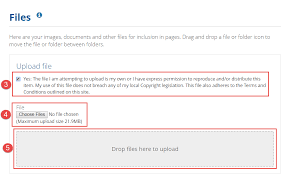 The document area has the following syntax. Uploading Files Into Qmplus Hub E Learning Unit