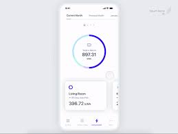 Smart Home Chart On Iphone App By Denys Kurnosov On