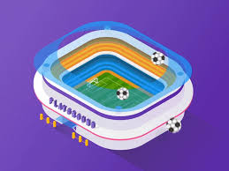 Isometric Football Stadium Football Stadiums Motion Design Isometric Design