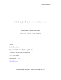 PDF) Technobiographies: Perspectives from Education and the Arts