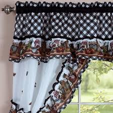 Achim Mason Jars Black White Polyester