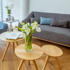 2 // the rebar coffee table from hay explores the possibilities of reconsidering construction. Scandinavian Nesting Coffee Tables Set Of 3 Electra Exhibitions