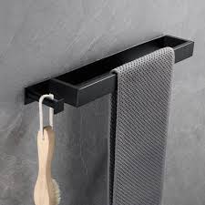 17 best bathroom towel rack ideas and towel hangers for your bathroom. 2021 Black Hanger With Hook No Diamond Self Adhesive Towel Rack Modern Bathroom Kitchen Stainless Steel Non Wall Mounted Towel Rack From Sanitarywares 29 22 Dhgate Com