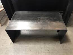 Custom Steel Waterfall Coffee Table Coffee Table Table Interior Design Classes