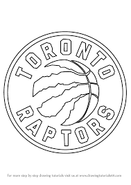 Step By Step How To Draw Toronto Raptors Logo Drawingtutorials101 Com Toronto Raptors Toronto Raptors Basketball Raptors