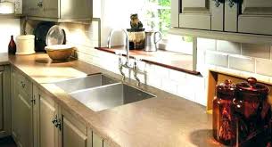 kitchen countertops with integrated sinks