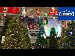 Lowes Christmas Trees Decorations Home Decor Shop With Me Shopping Store Walk Th Lowes Christmas Decorations Lowes Christmas Trees Christmas Tree Decorations