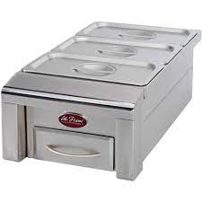 Cal Flame 12 In Drop In Stainless Steel Bbq Food Warmer For Outdoor Grill Island Cal Flame Outdoor Kitchen Appliances Outdoor Grill Island