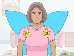 Place your wings on your back and darling diy flower fairy costume for little girls at diyideacenter.com. 3 Ways To Make Fairy Wings Wikihow