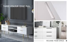 Thinking about installing kitchen cabinets? 10 Pack 6 Long Edge Pull In Brushed Brass For Kitchen Garage Cabinet Goldenwarm