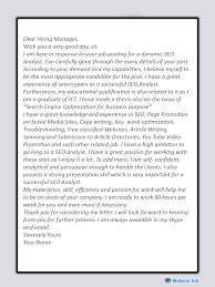 Build a cover letter tailored to your specific industry. Upwork Cover Letter Sample For Seo Search Engine Optimization Webson Job