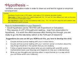 So a researcher might hypothesize: Where Does The Hypothesis Go In A Research Paper How To Write An Apa Research Paper