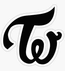 Twice Dahyun Kpop Stickers Logo Sticker Kpop Logos Black And White Stickers