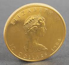 The obverse depicts the famous walking lady liberty by augustus st. Canada Elizabeth Ii 50 Dollars 1984 Fine Gold Coin For Sale At Auction On 23rd May Bidsquare