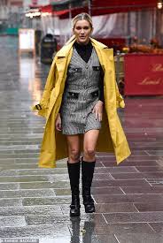 Ashley Roberts Looks Chic In Tweed Mini Dress And A Bright Yellow Mac Celebsyou Two years ago during auditions for the infamous roxy shows, ashley found her home with the dolls.