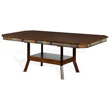 An adjustable height banquet table makes it easy to show off food, seat customers, and more. Sunny Designs Santa Fe 2 Adjustable Height Dining Table With 2 Butterfly Leaves Wayside Furniture Pub Tables