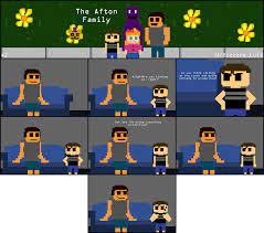Here's something that took me hours to make, The Afton Family! (First comic  btw) : r/fivenightsatfreddys