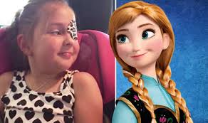 WATCH: Young Frozen fan with inoperable brain tumour surprised by Princess  Anna phone call