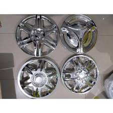Di sekeliling dop nya seperti ada tempelan baut2 kembang gitu. Jual Cover Velg Sport Wheel Dop Roda Ring 13 14 Lowin Design Chrome Terbaru Juni 2021 Blibli
