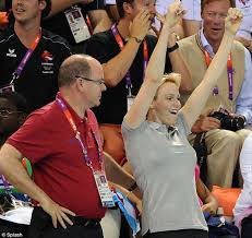 Princess charlene won't be returning to monaco anytime soon An Emotional Princess Charlene Of Monaco Watches Close Friend Chad Le Clos Swim To Gold For South Africa Daily Mail Online
