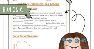 Arbeitsblatt Zelle Tier Pflanzenzelle Klasse 5 Unterrichtsmaterial Im Fach Biologie In 2020 Pflanzenzelle Chemie Biologie