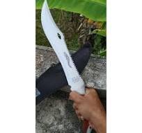Pisau survival/berburu/daging model crocodile (buaya)
