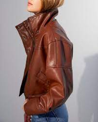 Faux Leather Favorites Truffles And Trends Faux Leather Bomber Jacket Fashion Leather Bomber Jacket