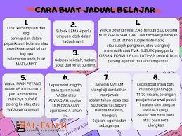 Berikut jadwal kelas daring rumah belajar dan juga program tvri untuk 13 april 2020: Tips Membuat Jadual Belajar Di Smk Alma Official Facebook